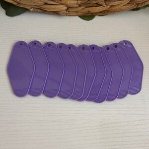 Set of Motel Purple Keychain